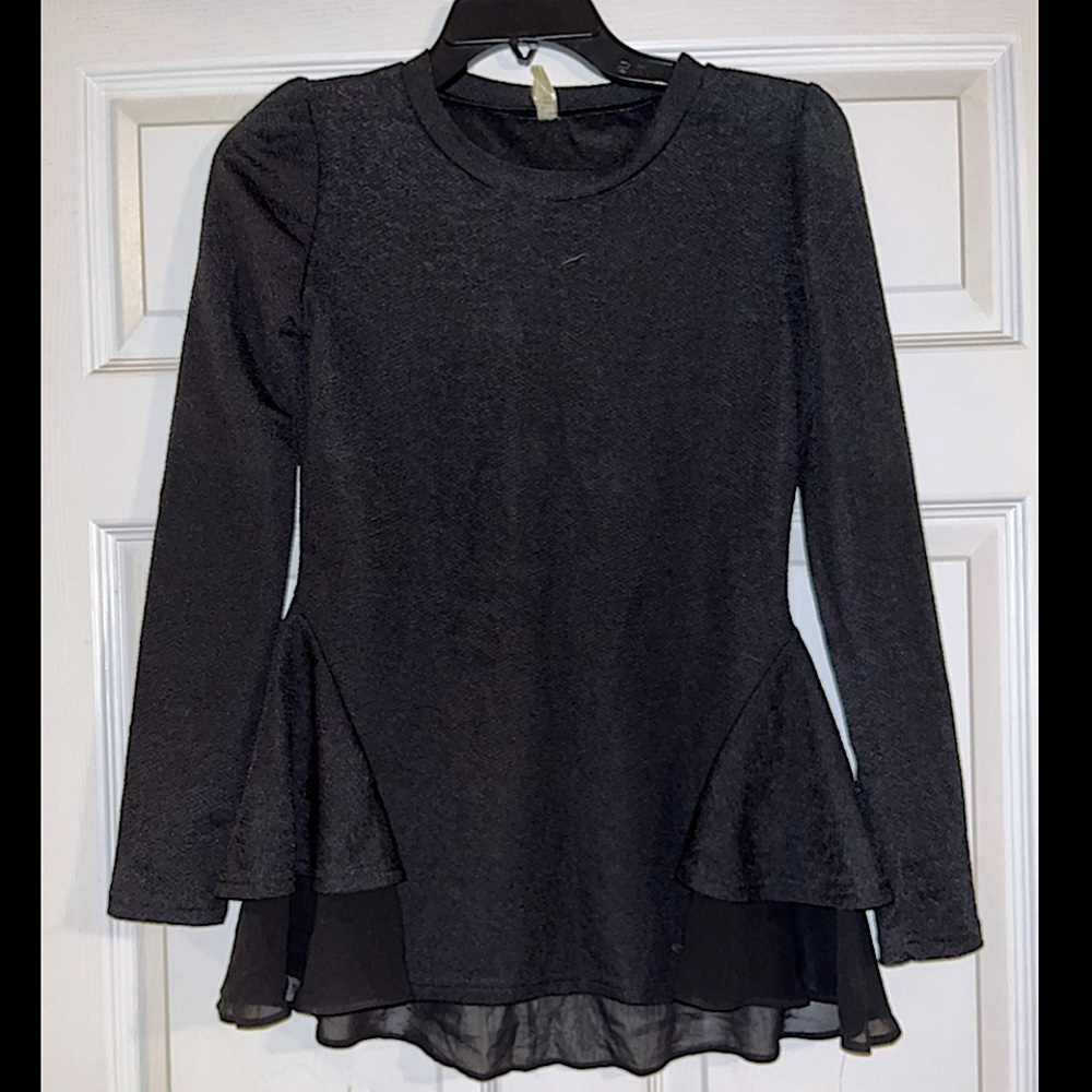 Boutique Black Long Sleeve Blouse